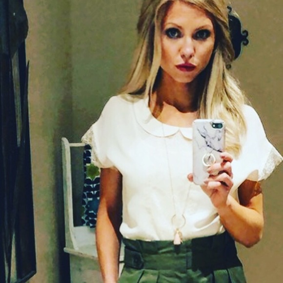 Lauren Conrad Size S chiffon top - Picture 2 of 2